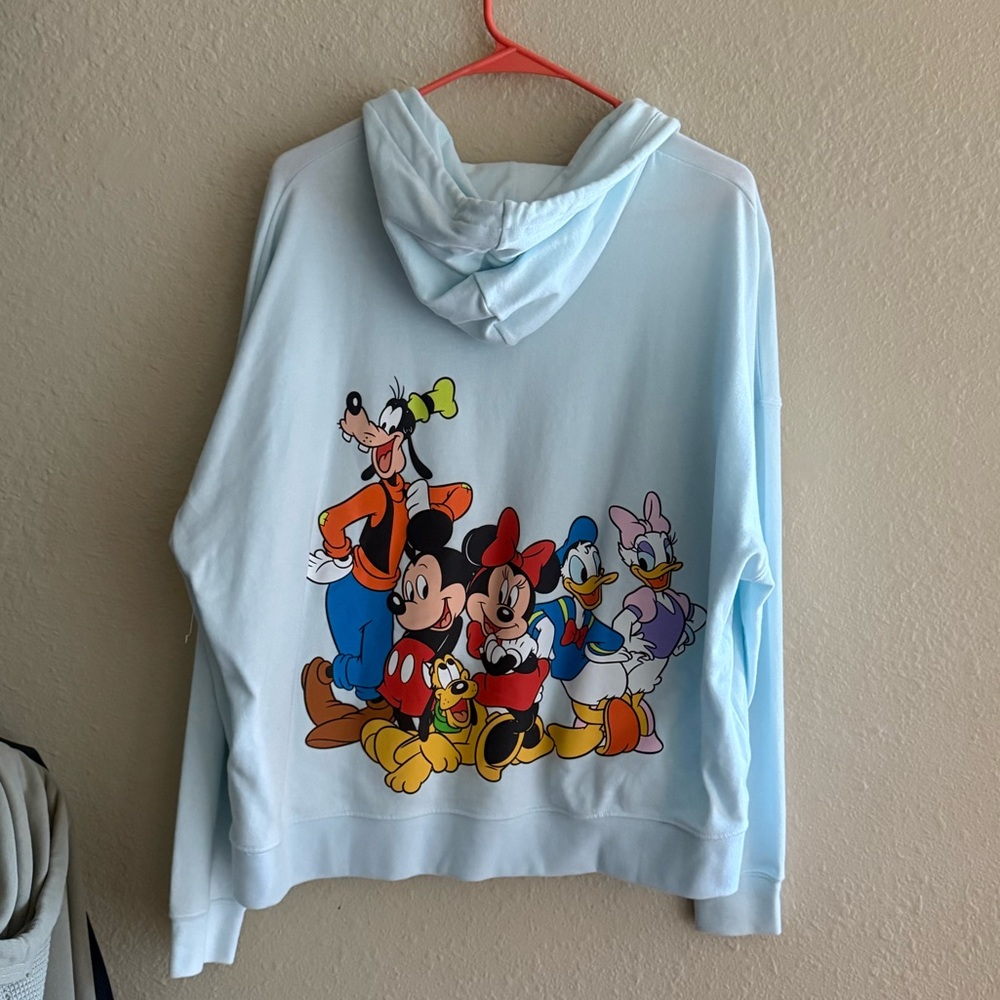 Disney Parks Light Blue Mickey & Friends Zip Up